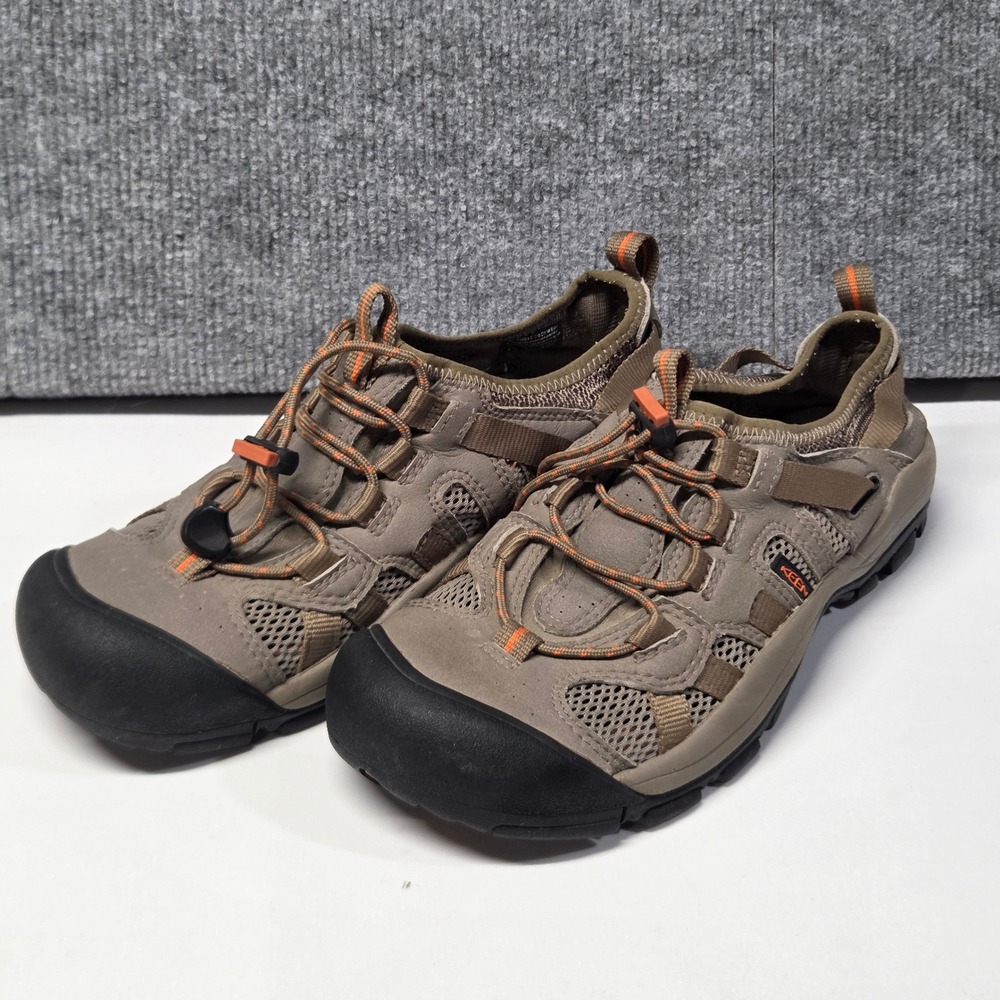 Keen Arroyo II Hiking Sandals Brown Orange Leather Outdoor Trail Shoe Womens 8.5